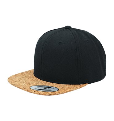 6089CO Yupoong Premium Classic Snapback Cap Cork