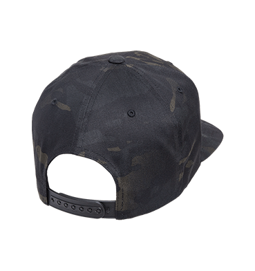 6089MC Yupoong Classic Snapback Cap Multicam Black